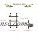 iKayaa 3-Tier Rustic Industrial Iron Pipe Wall Shelves W/ Wood Planks DIY Ladder Bookcase Storage Floating Shelf   